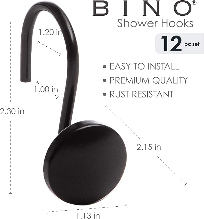 BINO | Shower Curtain Hooks - Image 2