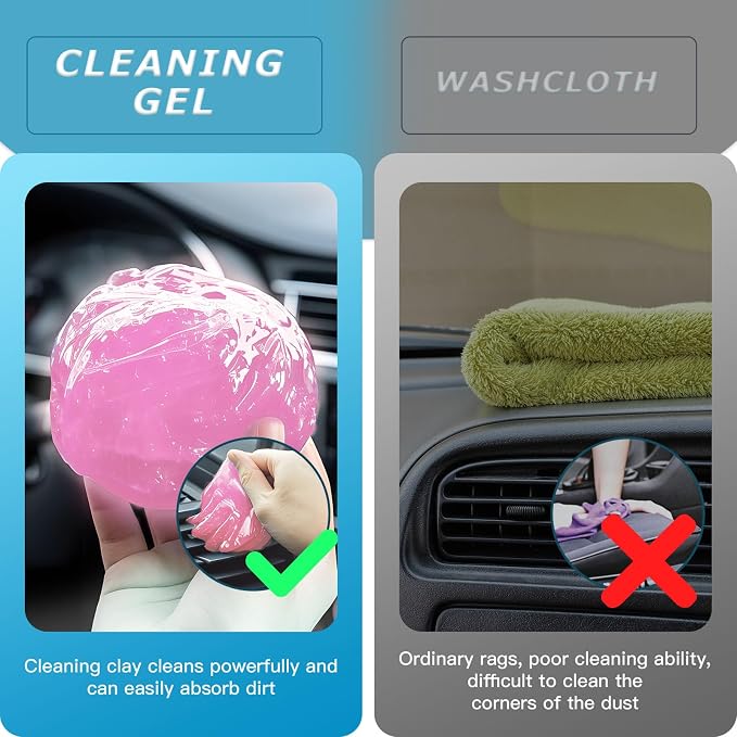 Car Cleaning Gel, Reusable Car Cleaning Putty - Image 6