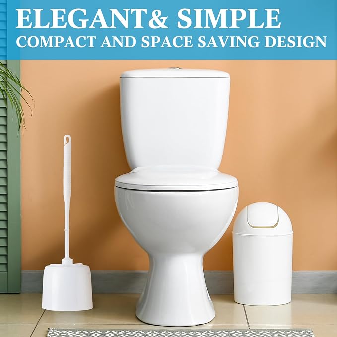 Roshtia 24 Sets Toilet Brush and Holder Set - Image 2