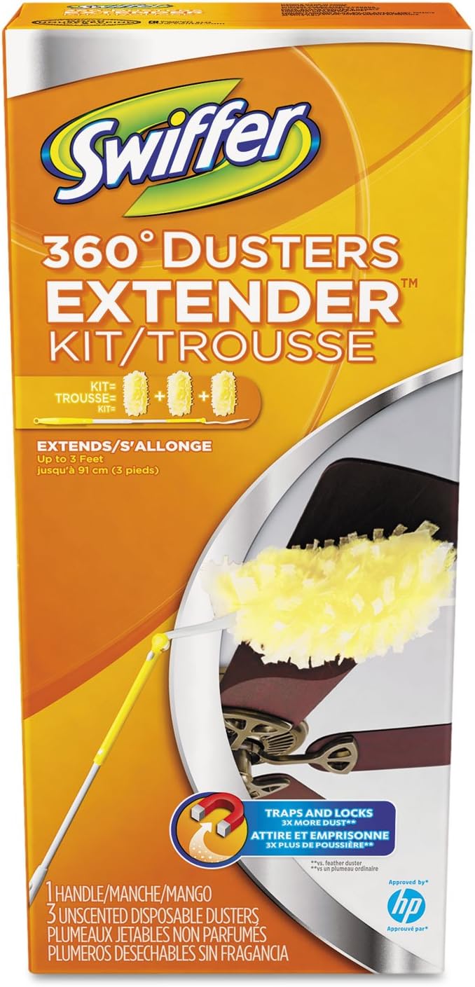 Swiffer 44750 Dusters Extender Kit, Extends Up to 3' by Swiffer