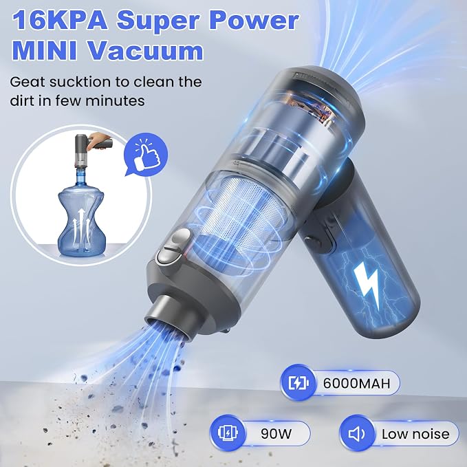 Car Vacuum Portable Cordless - Image 2