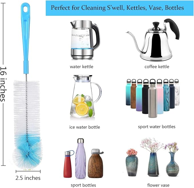 ALINK 8-Pack Bottle Cleaning Brush Set - Image 2