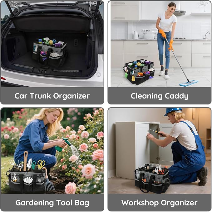 ZKOO Large Cleaning Caddy Bag - Image 7