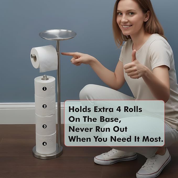 Freestanding Toilet Paper Holder - Image 4