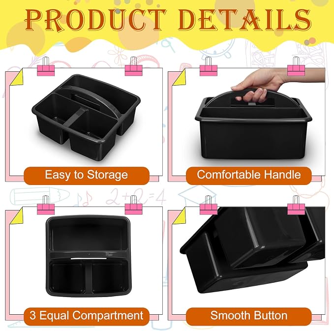 Geelin 24 Pack Classroom Caddy Bulk - Image 5