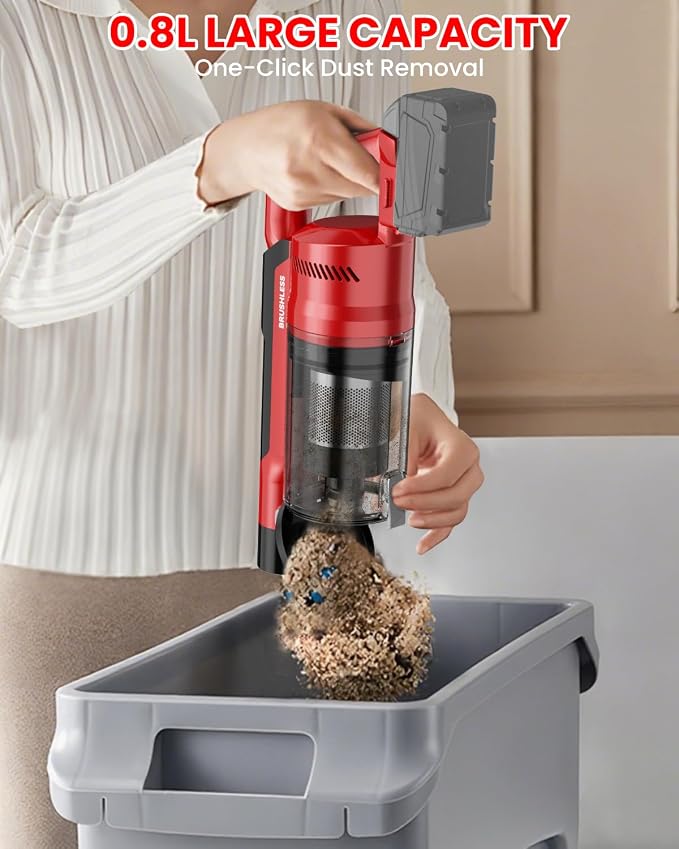 Cordless Vacuum Cleaner for Milwaukee M18 Battery, 7-in-1 Lightweight Stick - Image 7