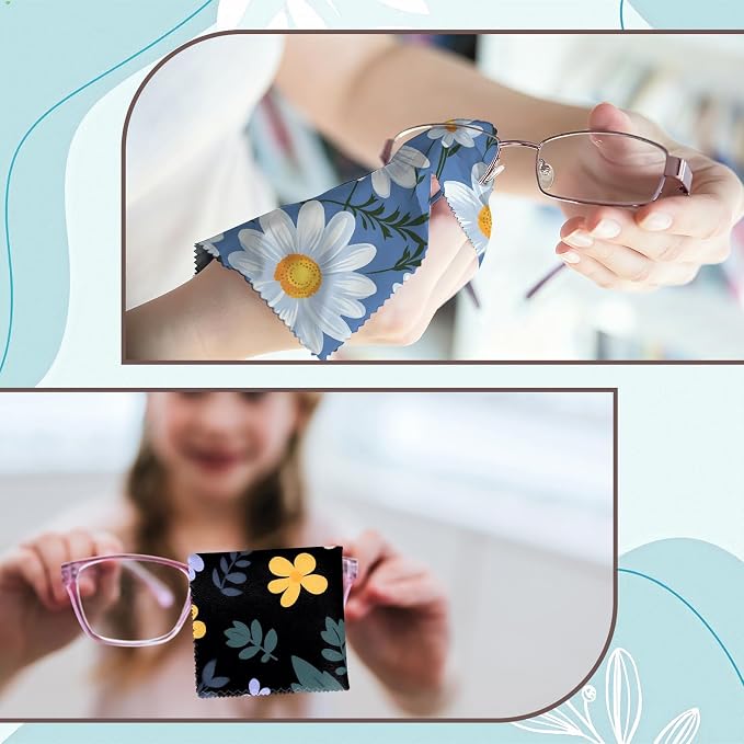 6 PCS Glasses Cleaning Cloth Eyeglass Lens Microfiber Cleaning Cloth Reusable - Image 5
