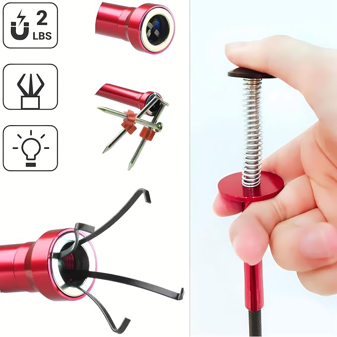 Flexible Magnetic Pickup Tool, Bendable Grabber Tool - Image 3