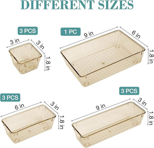 StorMiracle 10 PCS Drawer Organizer Set, 5 Varied Size Bathroom and kitchen - Image 2
