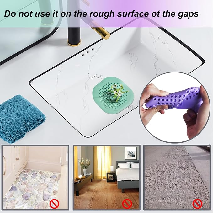 Hair Drain Catcher, Square Drain Cover - Image 2