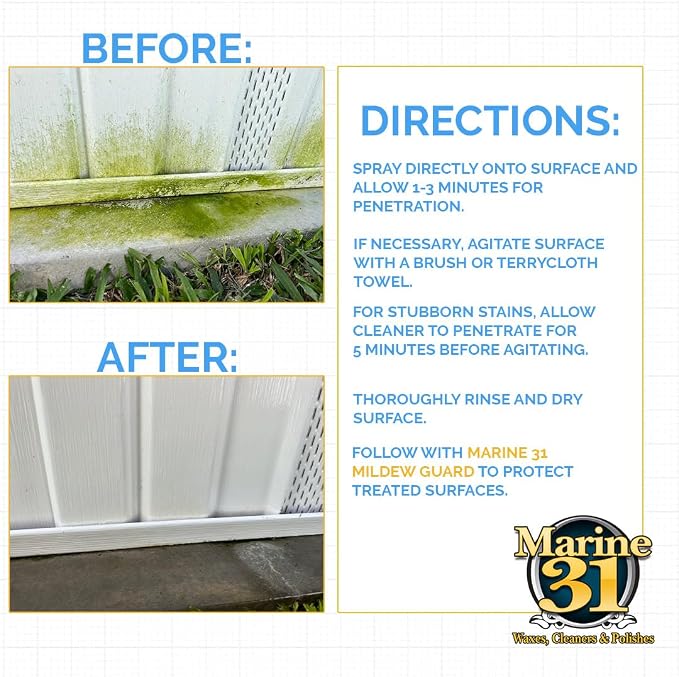 Marine 31 Mildew Stain Remover & Cleaner | Effective - Image 5