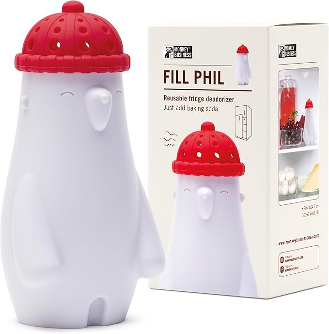 Monkey Business Fill Phil Refrigerator Deodorizer, Baking Soda Container by MonkeyBusinessDesign
