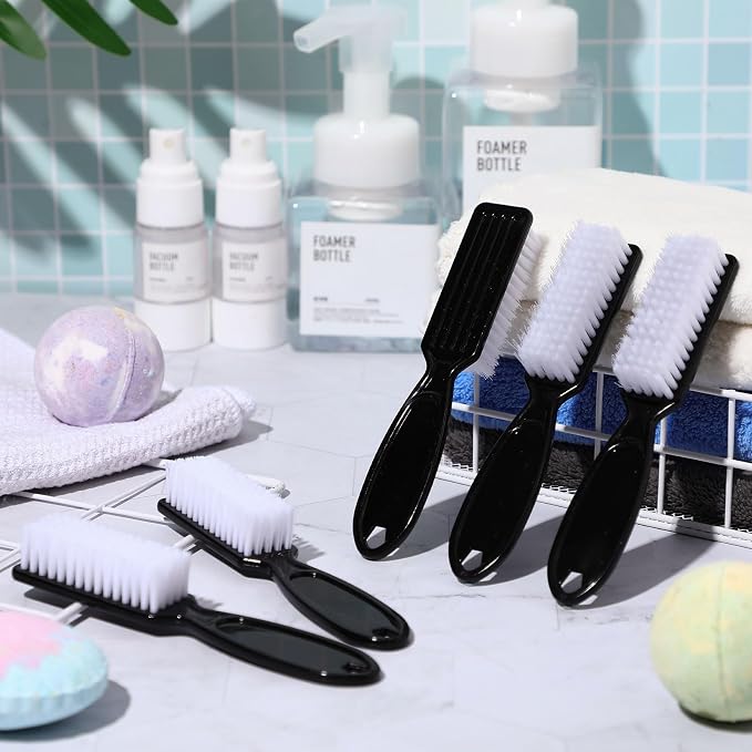 Patelai 200 Pcs Handle Grip Nail Brush Bulk Fingernail Brushes Pedicure Brush - Image 8