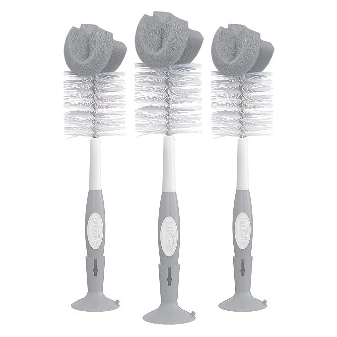 Dr. Brown's Reusable Sponge Baby Bottle Cleaning Brush Set by DrBrowns