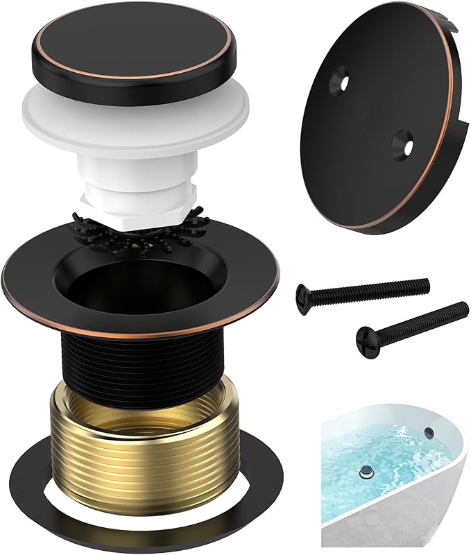 Oil Rubbed Bronze Tub Drain Kit by AllProducts