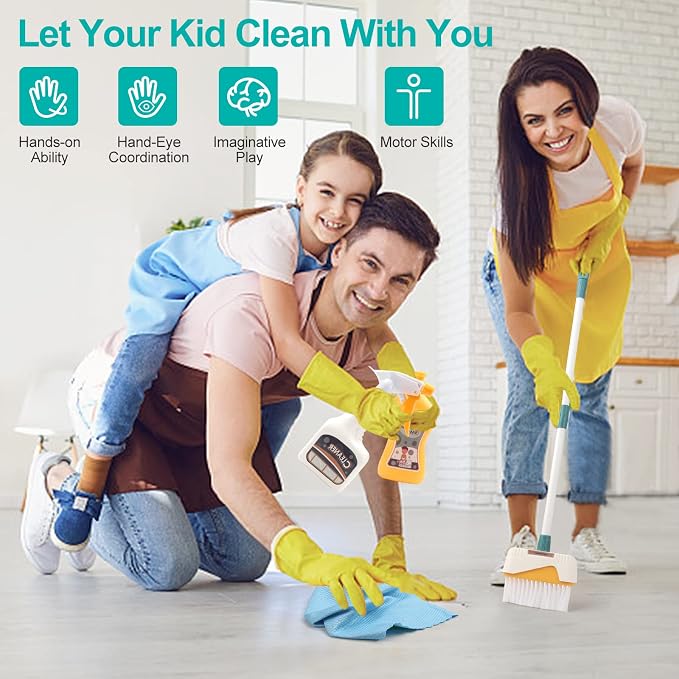 Jenilily Detachable Kids Cleaning Toy Set - Image 6