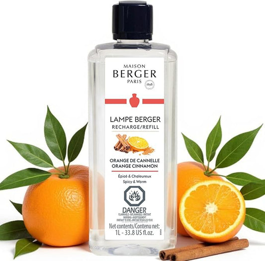 Maison Berger - Orange Cinnamon - Lampe Berger Fragrance Refill by MAISONBERGER