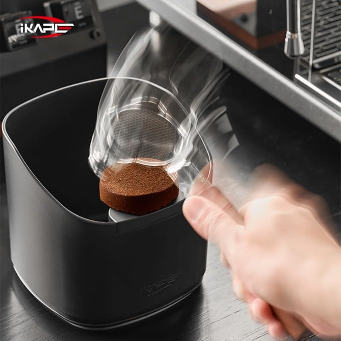 IKAPE Espresso Knock Box for Coffee Grounds, Barista Tool Enhanced for Better - Image 7