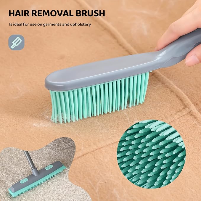 Conliwell Rubber Broom Carpet Rake - Image 3