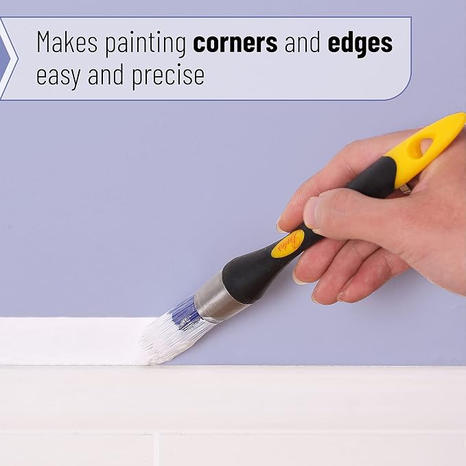 Bates Trim Brush, 0.75 Inch Edge Painting Tool, Trimmer Edger - Image 3
