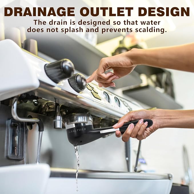 Espresso Coffee Machine Cleaning Brush, 360° Cleaning Push-Up Coffee Maker Brush - Image 4