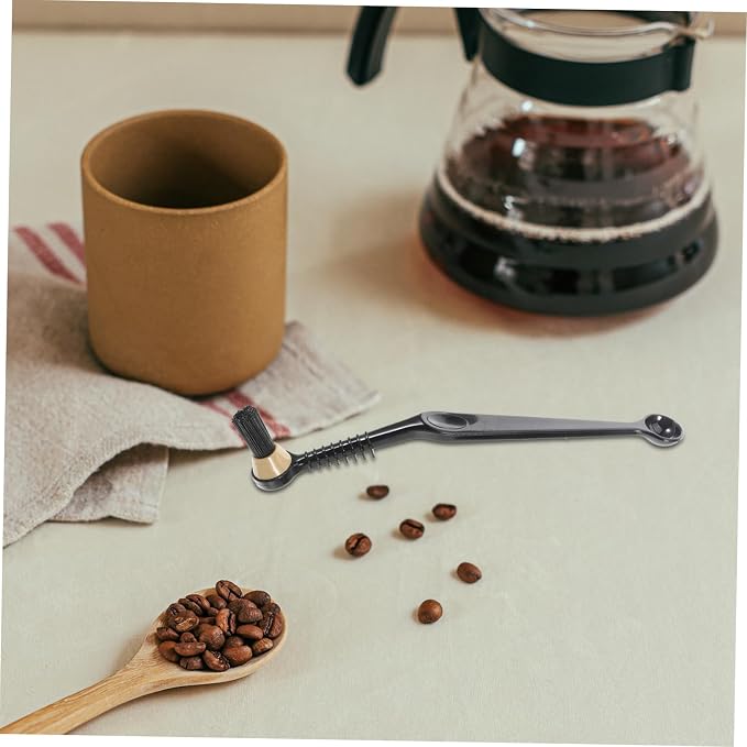 NUOBESTY 2 Pcs Coffee Machine Cleaning Brush Set Long Handle Espresso Maker - Image 8