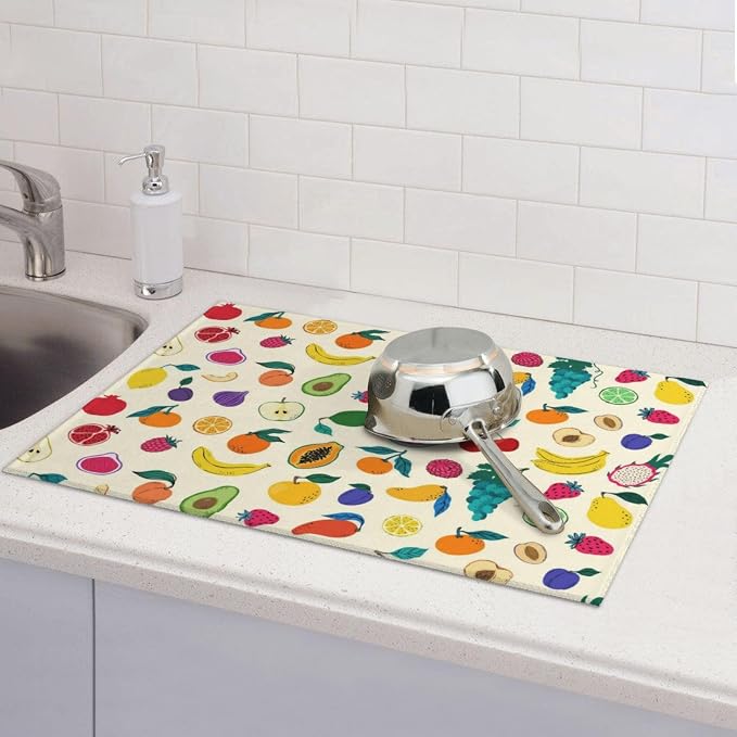 Fruit Theme Kitchen Dish Drying Mat - Image 3