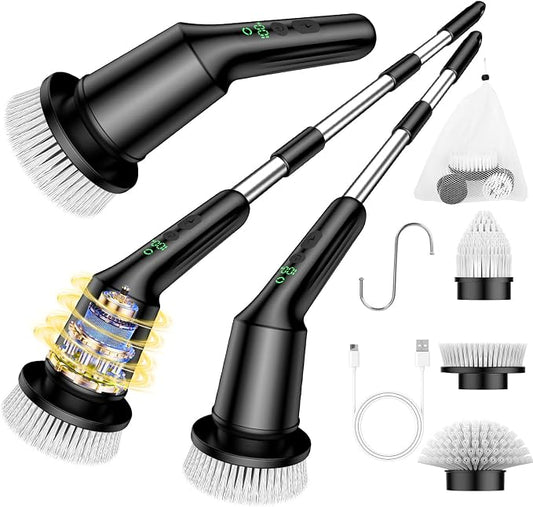 Electric Spin Scrubber for Cleaning Bathroom, Shower Scrubber Cordless Cleaning by CTMAST