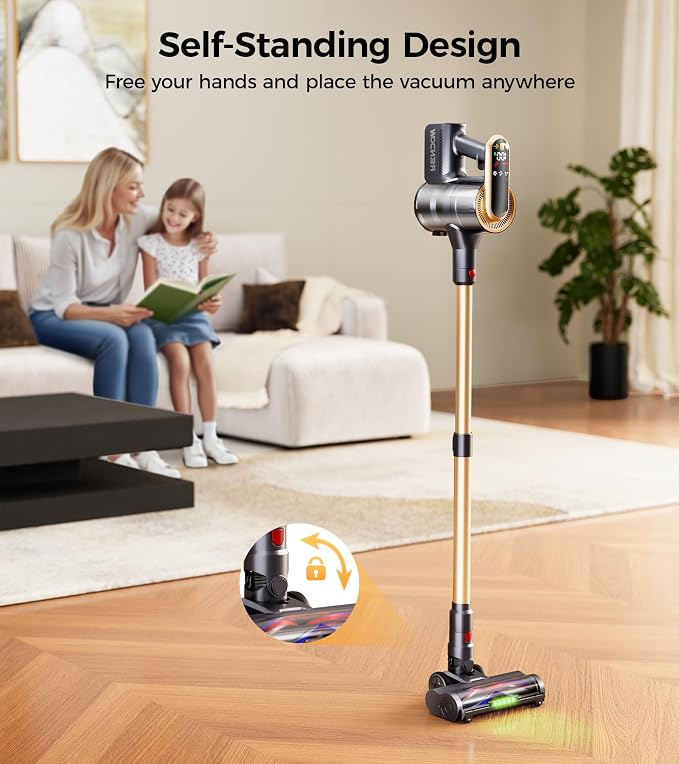 RENDOW Cordless Vacuum Cleaner, 550W 45Kpa Stick Vacuum, 65Mins Vacuum Cleaners - Image 6