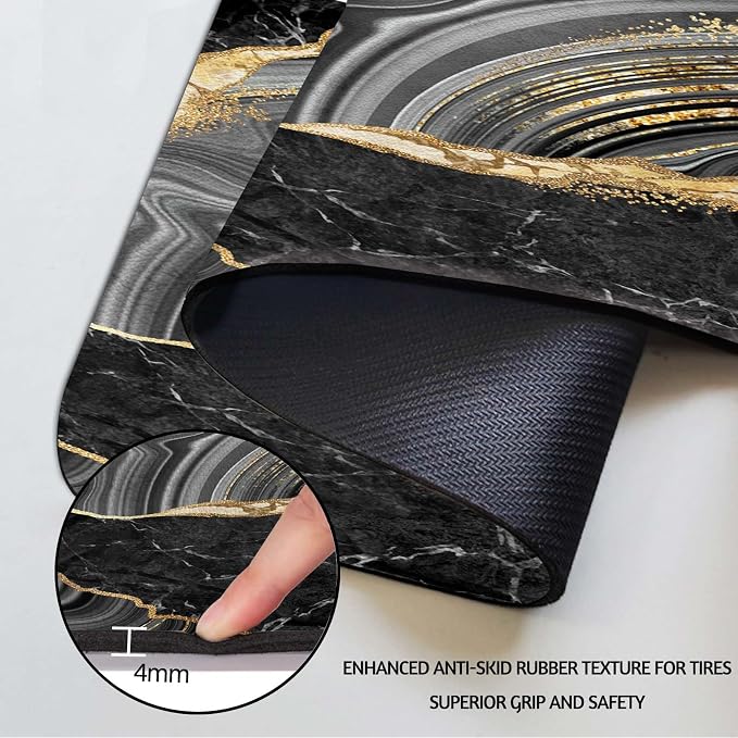 MCALK Marble Black Dish Drying Mat - Image 5
