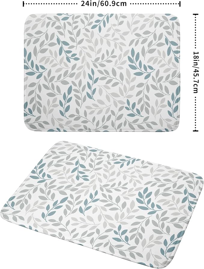 Leaves Branches Dish Drying Mat 18x24 - Image 2