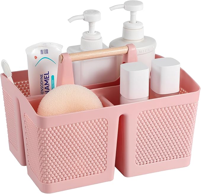 rejomiik Portable Shower Caddy Basket Plastic Cleaning Caddy Organizer Storage by rejomiik