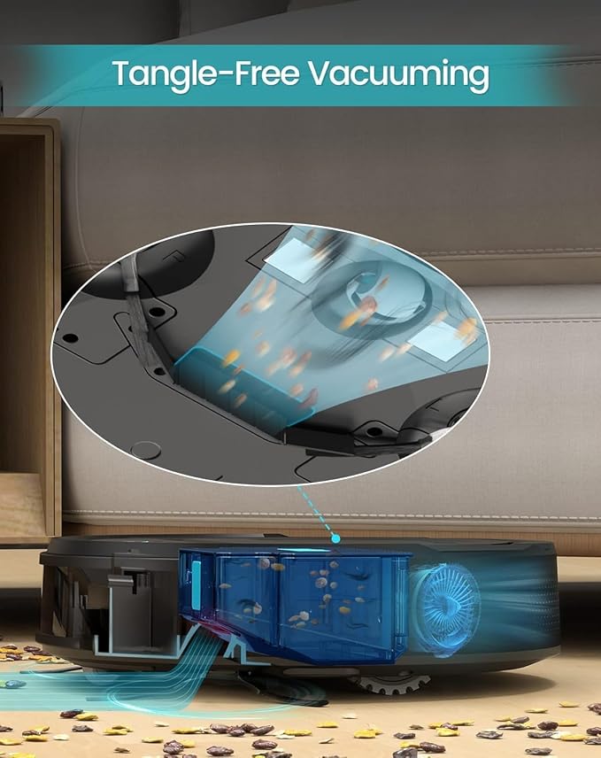Lefant Robot Vacuum Cleaner, 120 Mins Runtime, Compact Design, Low Noise - Image 2