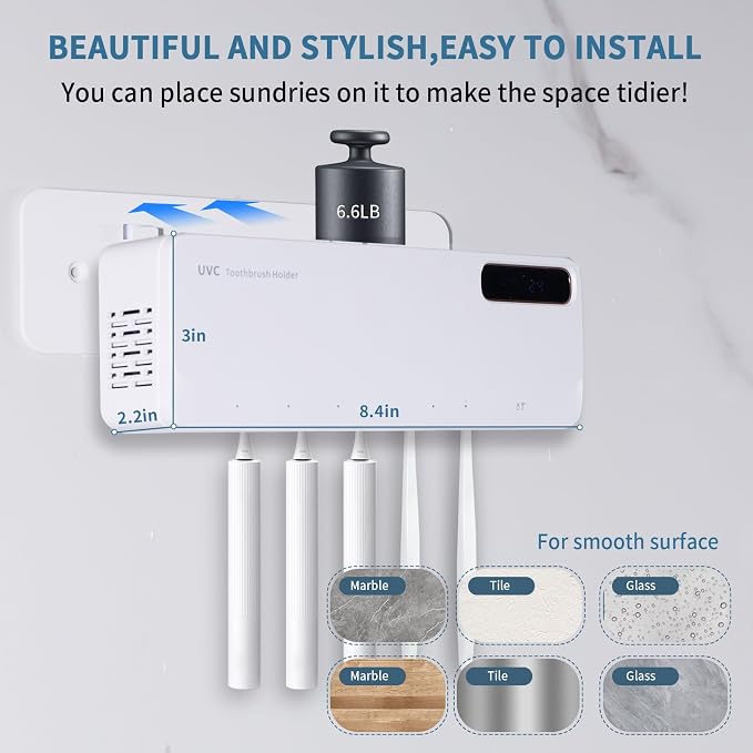 ZOZOO UV Toothbrush Sanitizeri Holder - Image 6