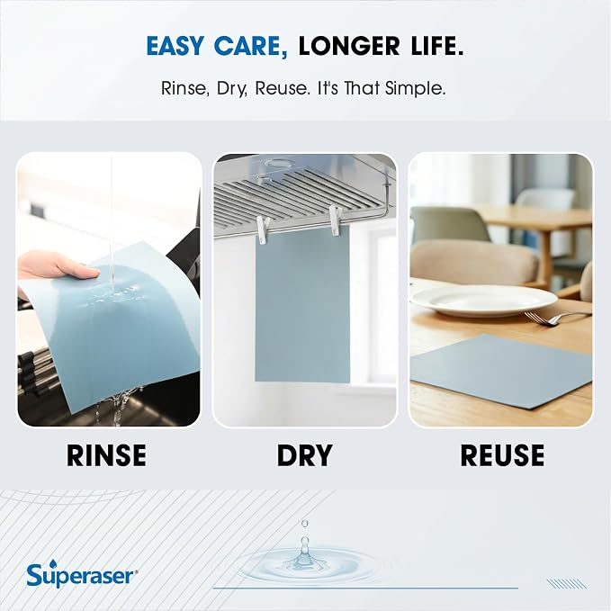 Oversized Magic Cleaning Pads, Melamine Foam Eraser Cloths, Tough Stain Remover - Image 5