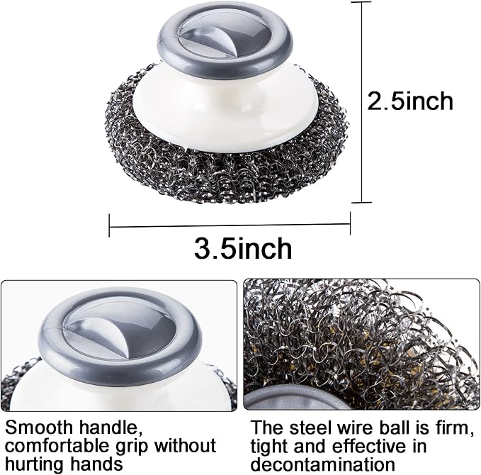 Stainless Steel Wool Scrubber - Image 4