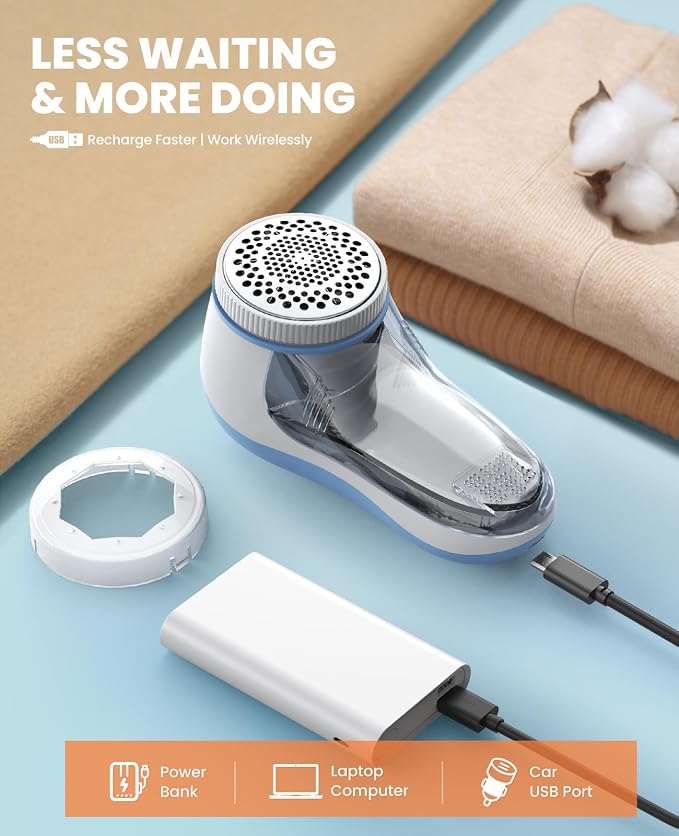 POPCHOSE Fabric Shaver, Lint Remover - Image 4