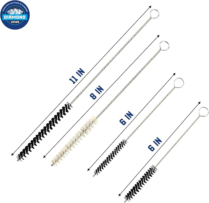 17 Piece Nylon Mini Cleaning Brush Set - Image 2