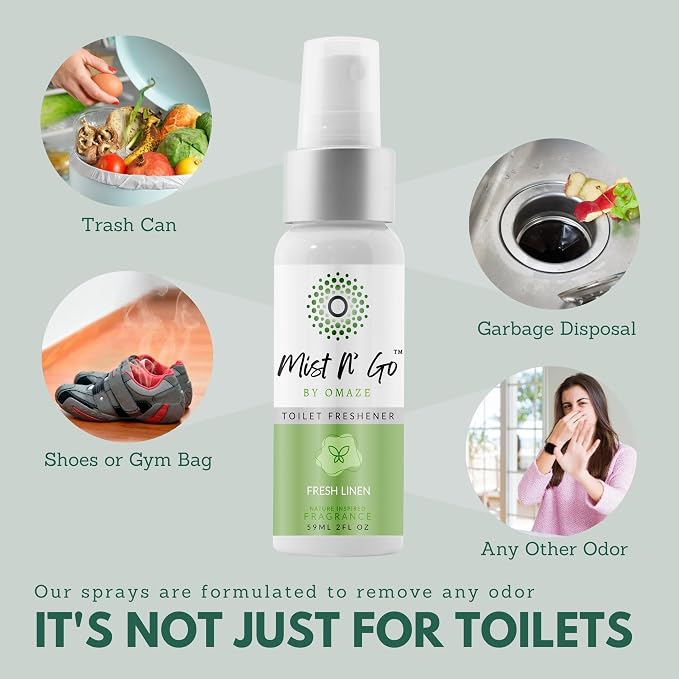 Mist N' Go Omaze Travel Toilet Spray Odor Eliminator - Image 5