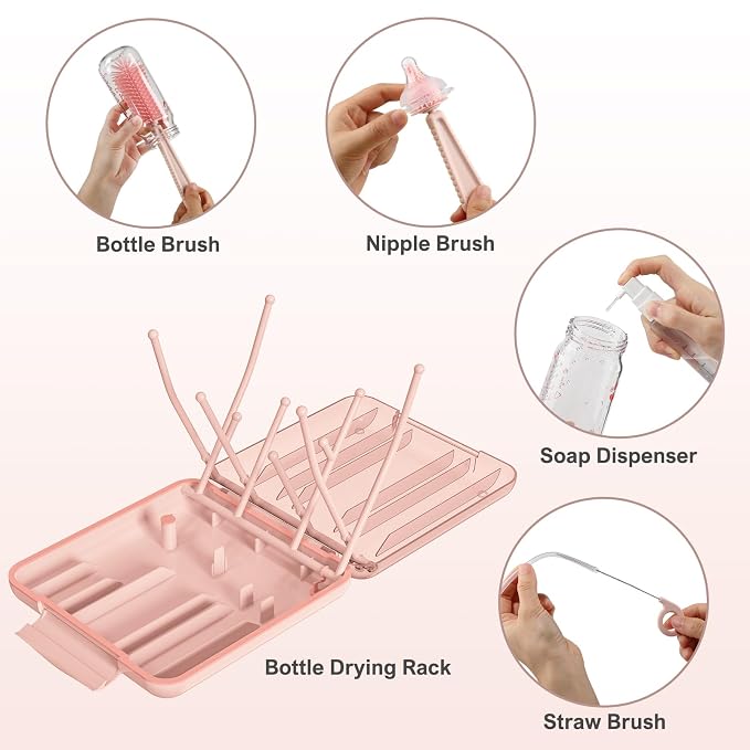 6 in 1 Baby Bottle Cleaner Set - Image 3