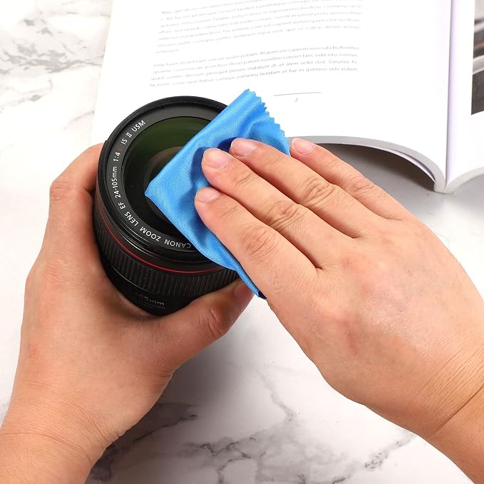 PATIKIL Eyeglass Microfiber Cleaning Cloth 7"x6", 50 Pack Glasses Cleaning - Image 5