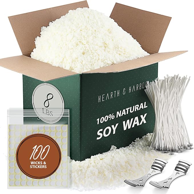 Hearth & Harbor Soy Candle Wax for Candle Making by HearthHarbor
