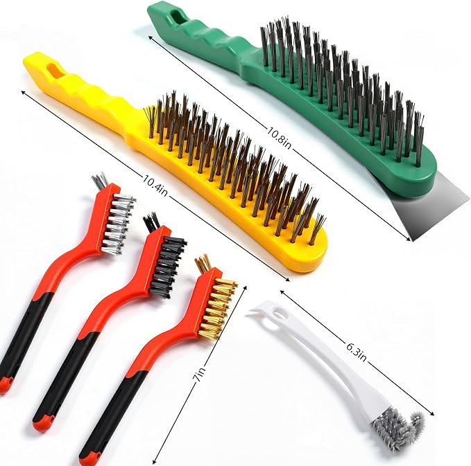 6 Pcs Heavy-Duty Cleaning Brush Set - Image 8