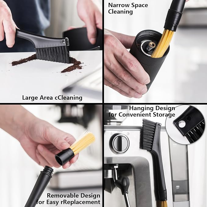 Espresso Coffee Machine Cleaning Brush Kit - Image 3