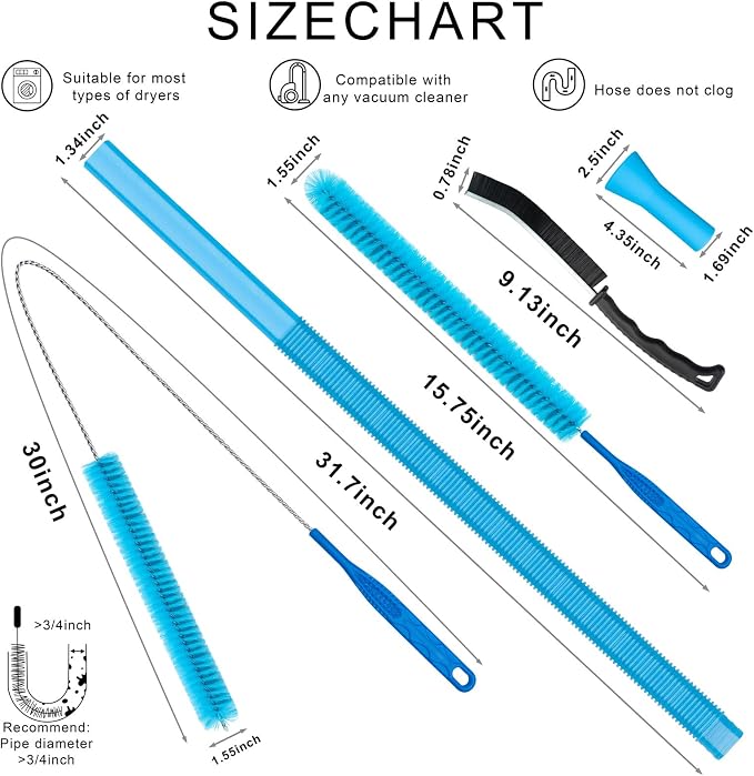 4 Pieces Dryer Vent Cleaner Kit‌ - Image 2