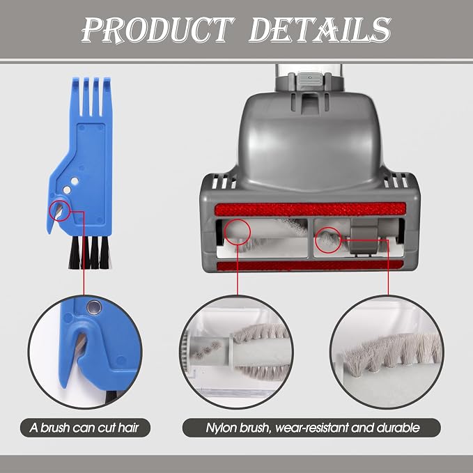 Upgraded Pet Hair Power Brush Tool Attachment - Image 4