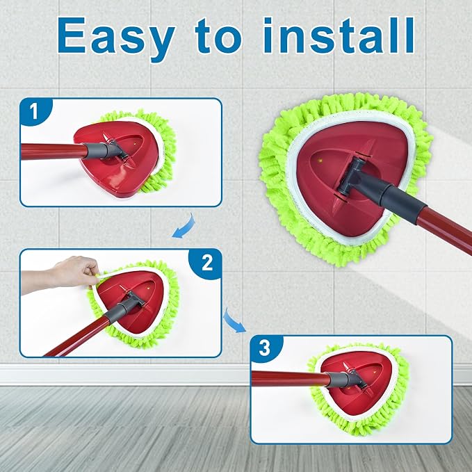 Mop Replace Head for O Cedar, Spin Mop Heads Replacements for Ocedar Easywring - Image 5
