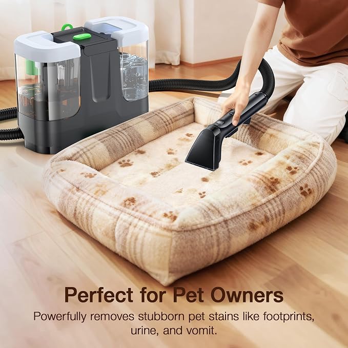 LABIGO Portable Carpet & Upholstery Cleaner, 18Kpa Carpet Cleaner Machine - Image 4