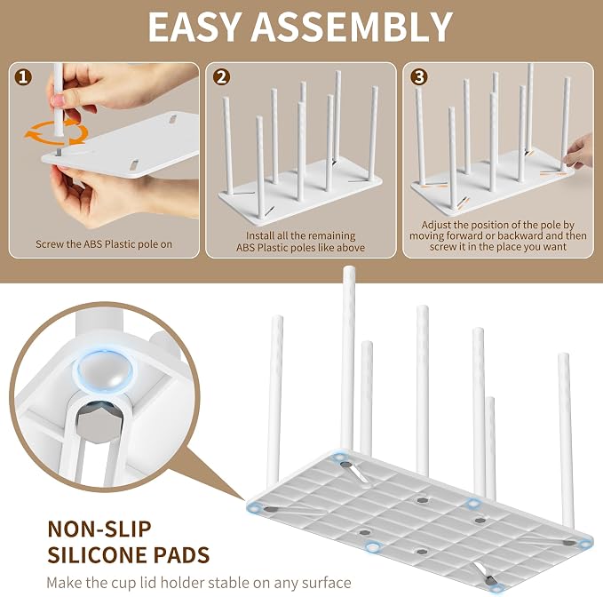Adjustable Tumbler Lid Organizer - Image 6