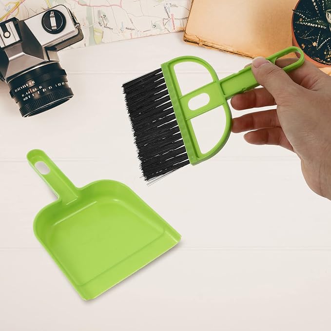 6 Sets Broom Dustpan Set Small Mini Handheld Dust pan - Image 4